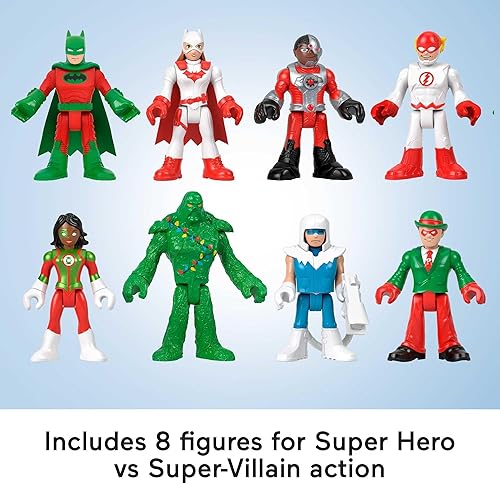 Miniatura 5 de Fisher-Price Imaginext DC Super Friends Calendario de Adviento, juguete de Navidad con 24 figuras y accesorios para niños preescolares a partir de 3