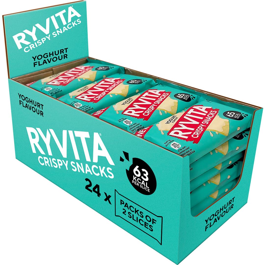 Ryvita Crispy Snacks Twin Pack, Yoghurt Flavoured, 24 x Twin Pack