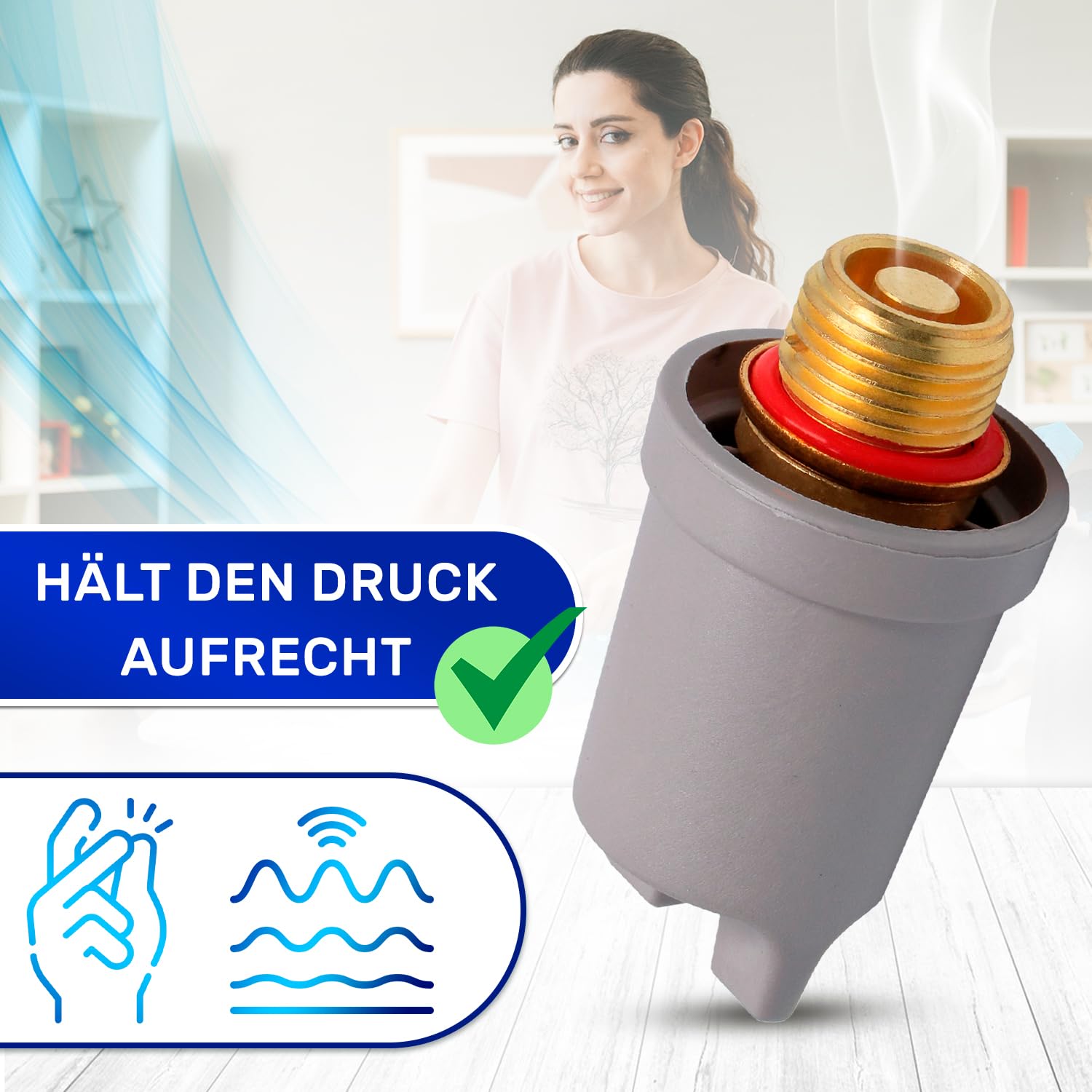 Ventil des Dampfbügelstation mit dem Originalcode 5512810411 für DeLonghi Stirella - Garantie 10 Jahre - MONTERAL