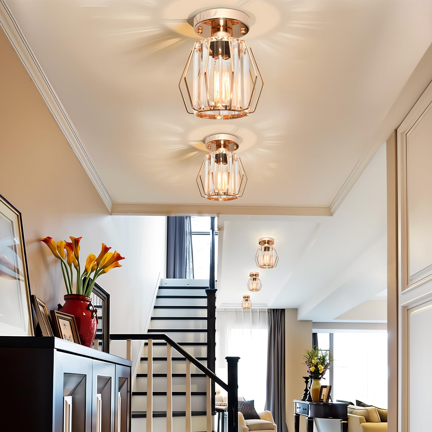 Mlihove Hallway Ceiling Lights Crystal Lighting - Image 3