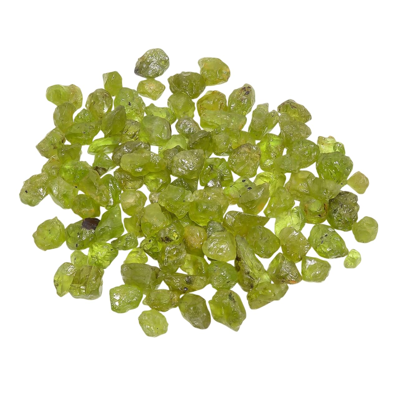50 carats Raw Green Peridot crystals, Wholesale Lot, Natural Gemstone, Rough Crystals, Rock Stones, Jewelry Making Supplies, DIY & Crafts, August Birthstone, 8 to 12 mm