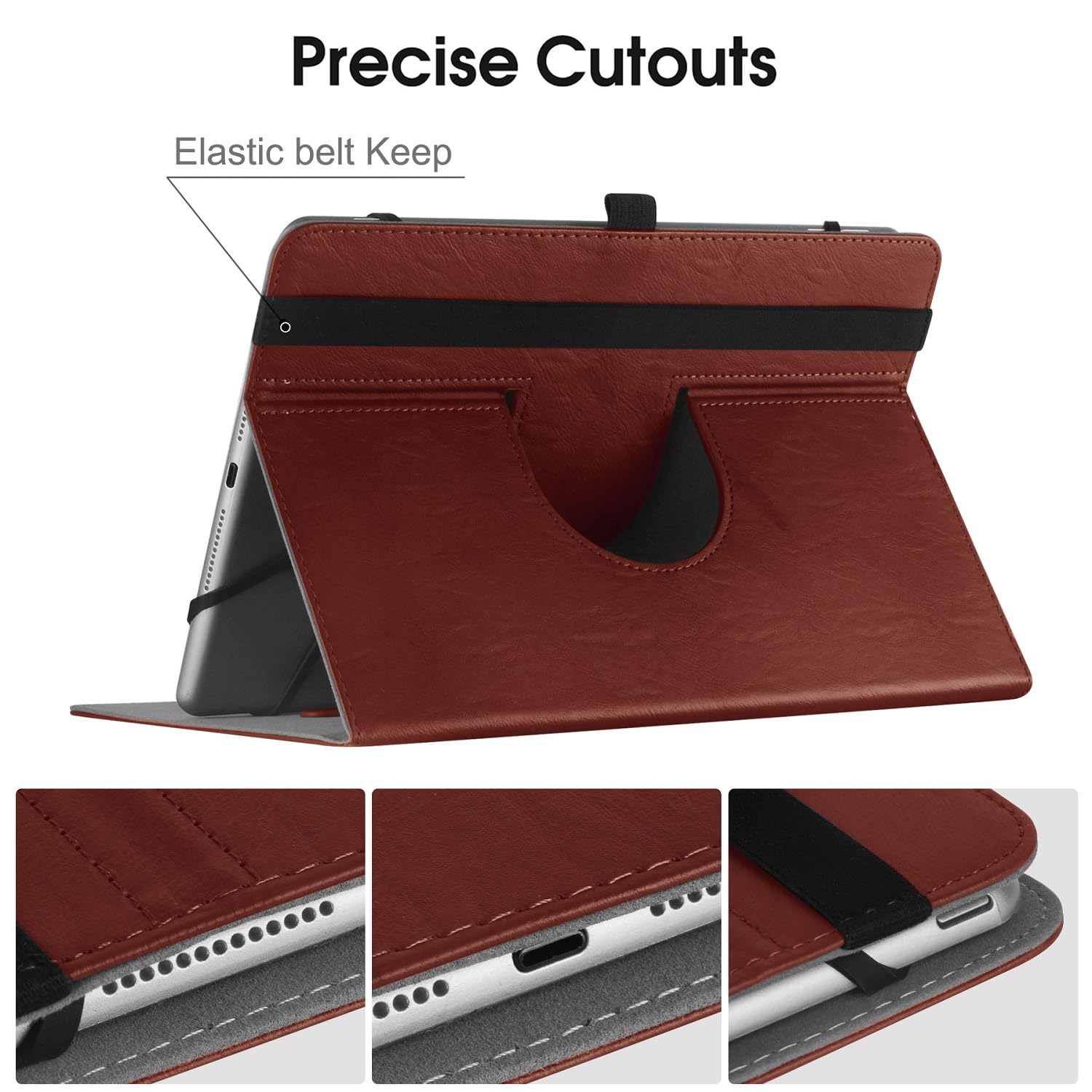 ZenRich Universal Case For 10 10.1 11 Inch Tablet, Protective Case Multi-Viewing Angles Stand Cover With Pocket For HiGrace, TABWEE, Urao, Rebecco