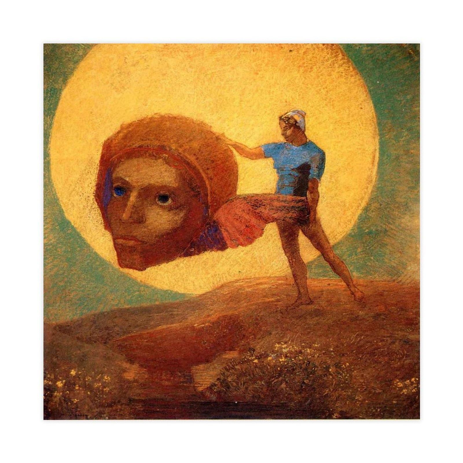 Impression sur toile Odilon Redon décoration murale bureau 40cm - 6