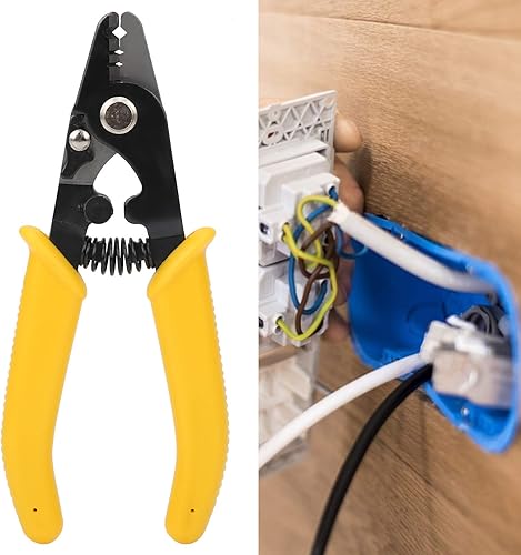 Miniatura 3 de Alicates de fibra óptica CFS-3 Pelacables de fibra de alta dureza, 3 agujeros, herramienta de alicates para pelar fibra óptica