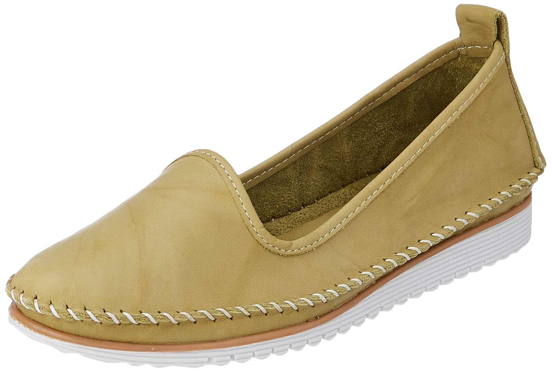 Andrea Conti Women's Slippers, Khaki, 37 EU, Khaki, 5 UK