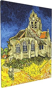 Amazon Co Jp Braksent アートパネル インテリア絵画 油絵 オービル教会 ポスター イラスト キャンバスアート 壁飾り 壁掛け おしゃれ 寝室 装飾画 風景画 Hd写真 モダン的な部屋飾り 新築お祝いに最適 30x40cm ホーム キッチン