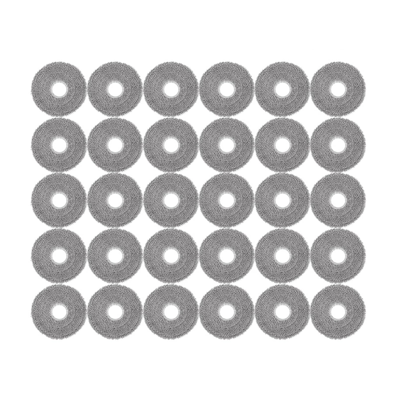 KRHZYPLAE Mop Cloth Robot Vacuum,Compatible For Xiaomi,X10 X20 Max,Compatible For Dreame,L20 Ultra L30 Ultra L10s Pro Ultra X40 Ultra Parts(30pcs)