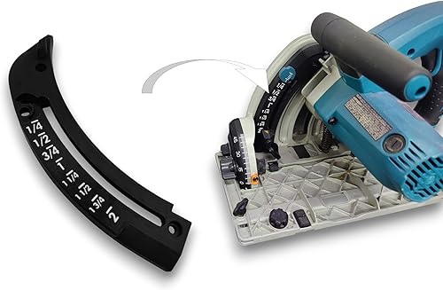 Versión 2.1_ Guía de profundidad estándar/imperial para sierra de pista Makita_Nuevo y mejorado