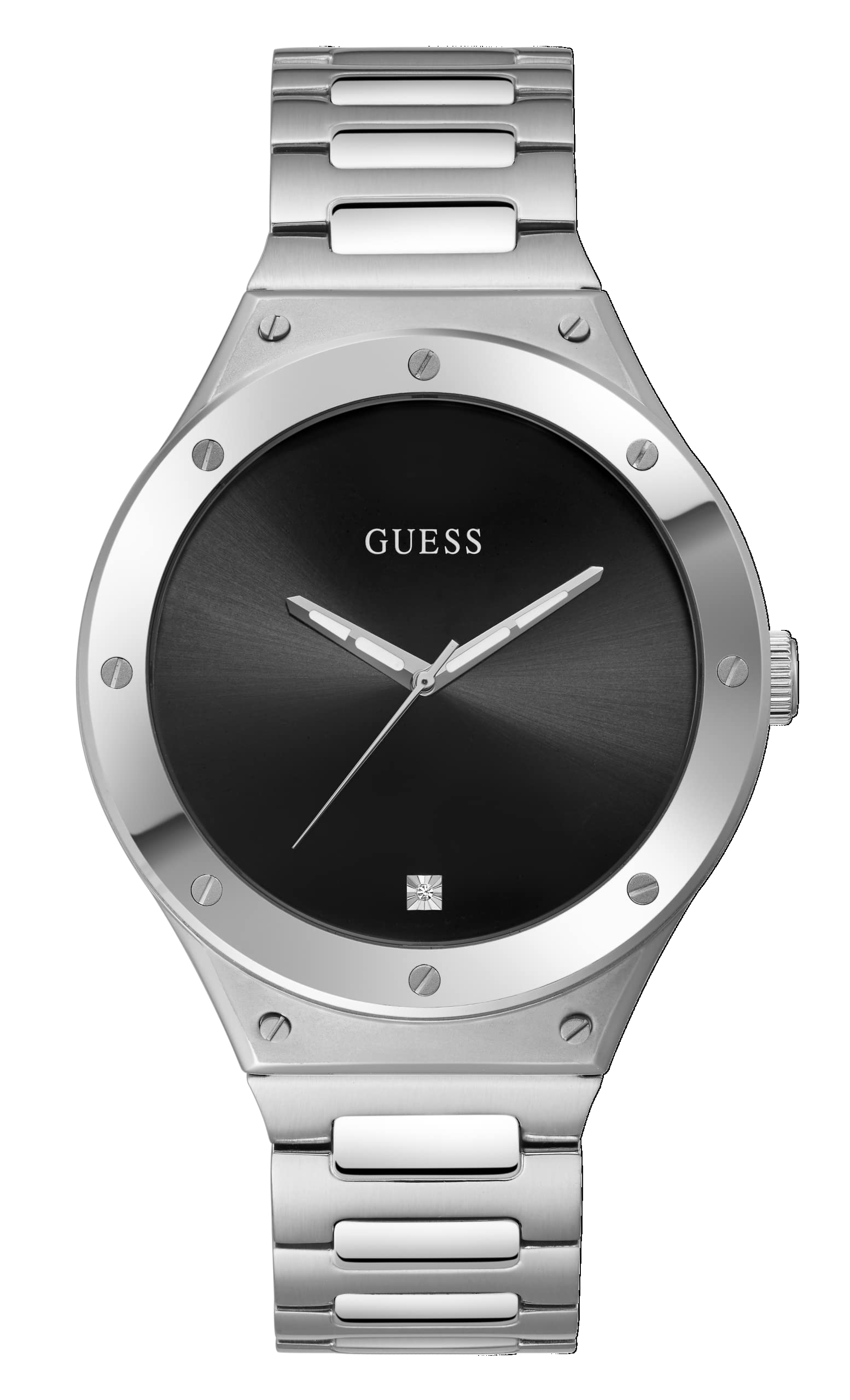 Guess Scope Collection 3 Hand Mens Analog Black Dial Coloured Quartz Watch, Round Dial with 44 mm Case Width - GW0427G1 (B09TRGQWTK) Amazon Price History, Amazon Price Tracker
