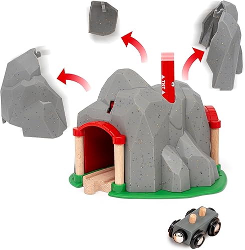 Miniatura 6 de BRIO World - 36044 Exploding Tunnel  Juego de tren de juguete para niños a partir de 3 años