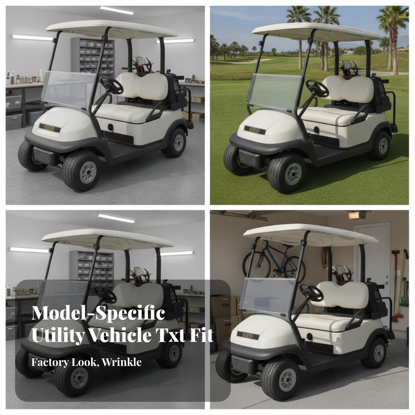 Milageto Gepolstert Golfmobil-Sitzbezug Passgenaue Form, Sitzbezug für Golfmobil, Sitzrestaurierung