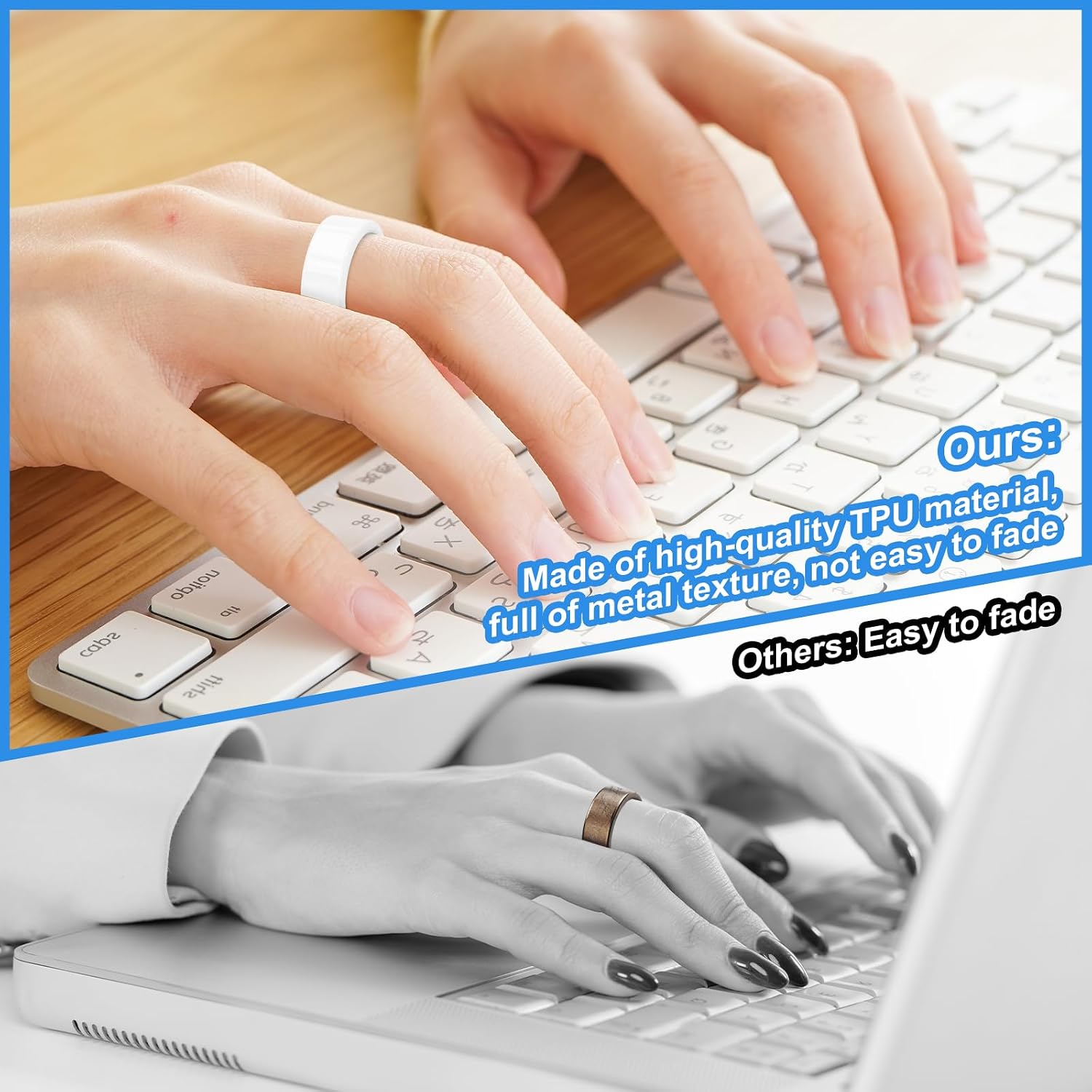 5 Pack Covers Compatible with Oura Ring 4/Oura Ring 3-Size 6 image 4