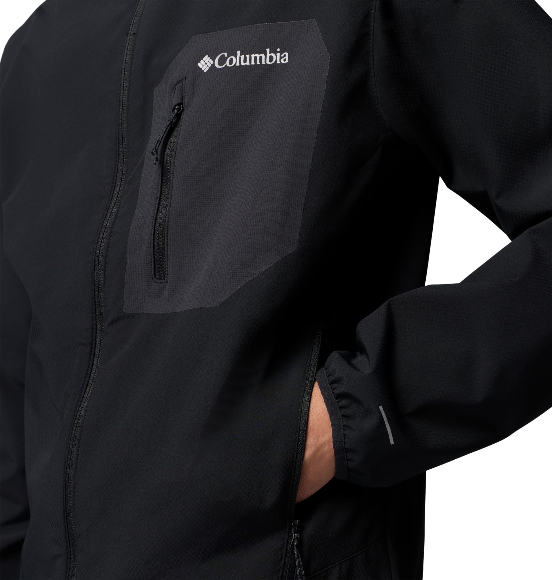 Columbia Męska kurtka softshell z kapturem Tall Heights 3, czarna, L