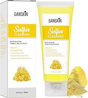 Jabón de azufre - Gel de baño y cara de azufr...