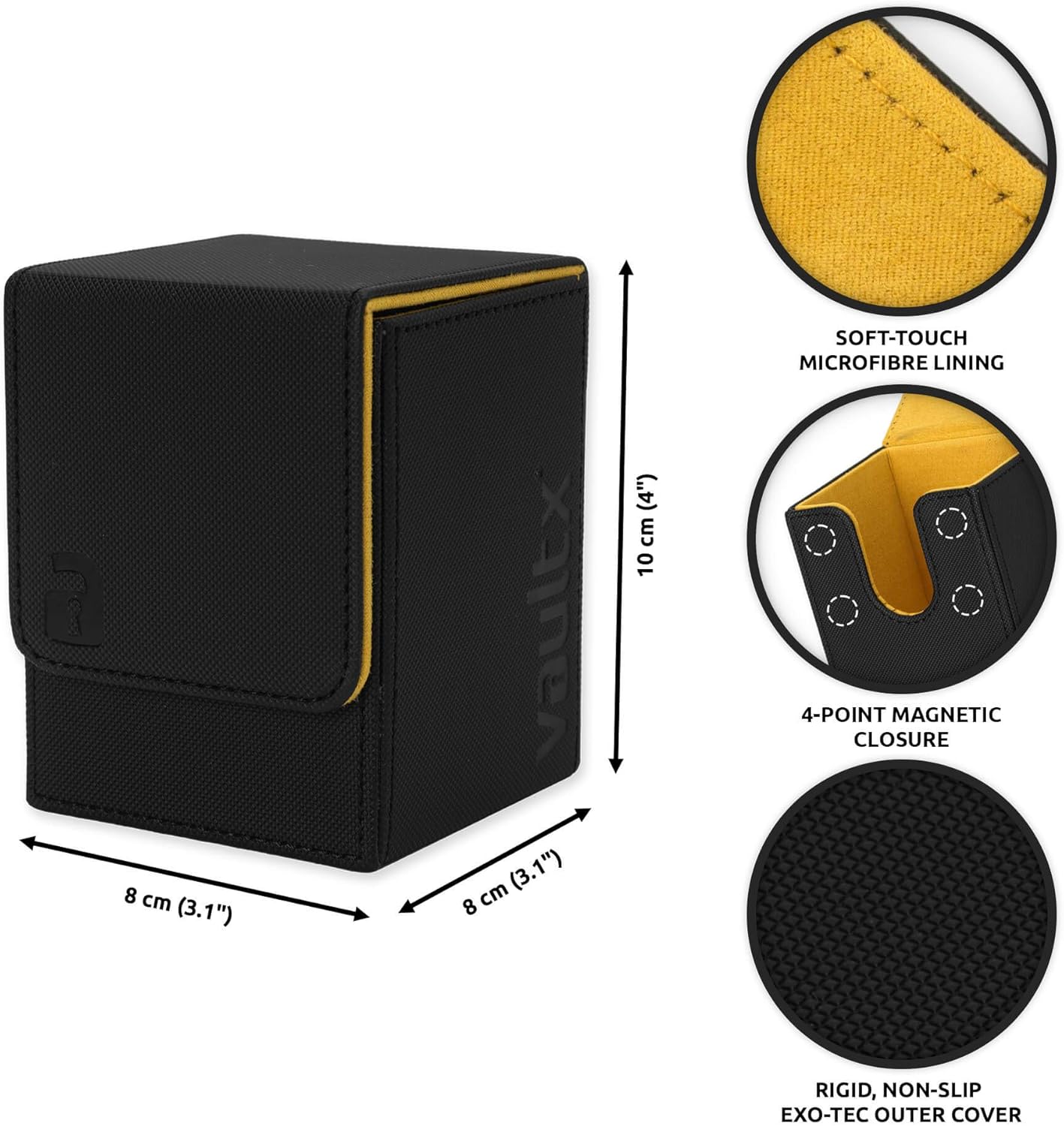 Vault X ® Premium eXoTec ® Deck Box Large Size for 100+ Sleeved