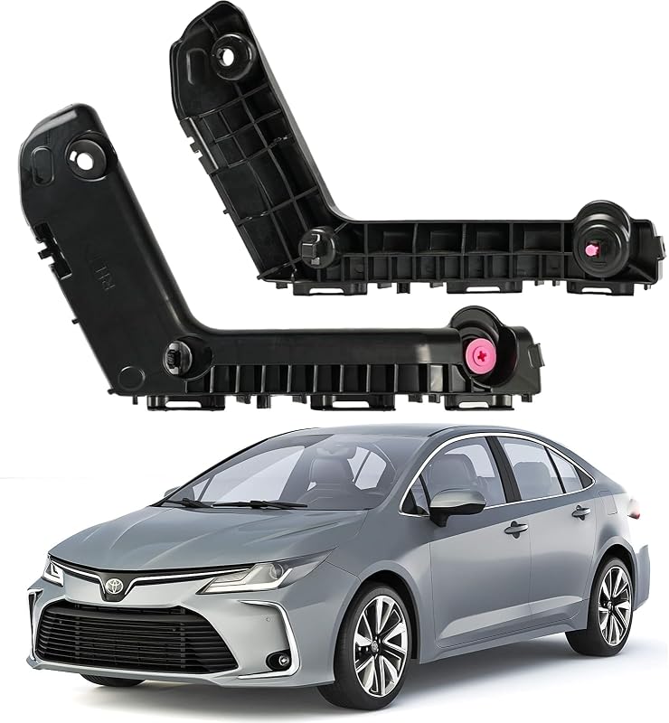 Suporte do para-choque dianteiro WODSTA para Toyota Corolla 2017 a 2019 – 2 unidades