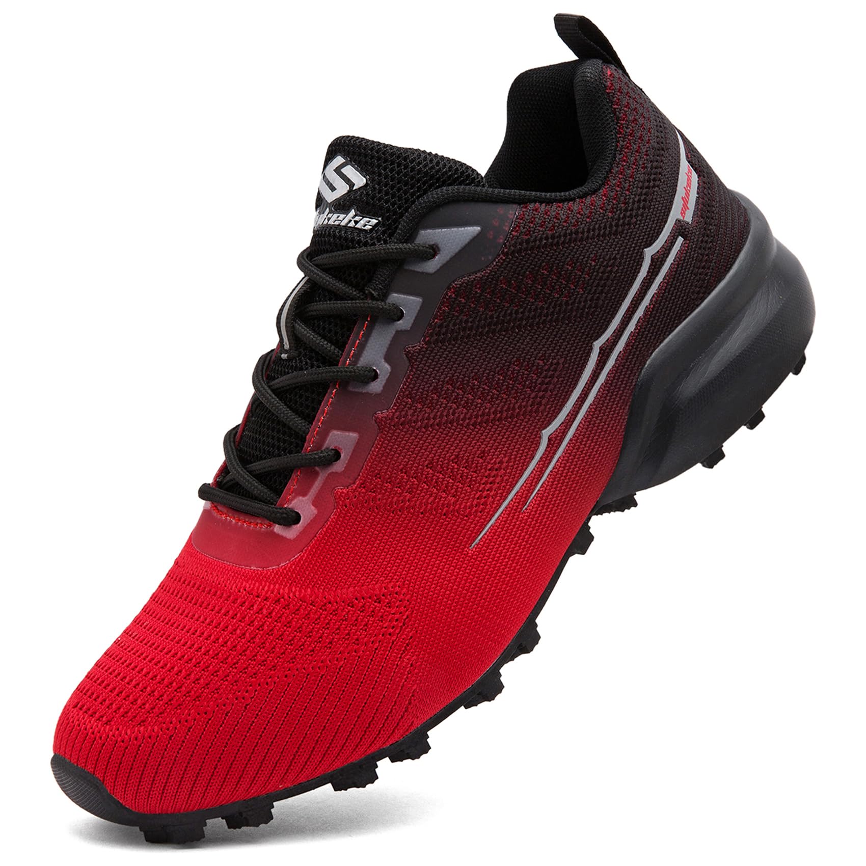 Men's Trail Running Shoes Lightweight Breathable Walking Hiking Sneakers Outdoor Athletic Tennis Cross Training Shoes