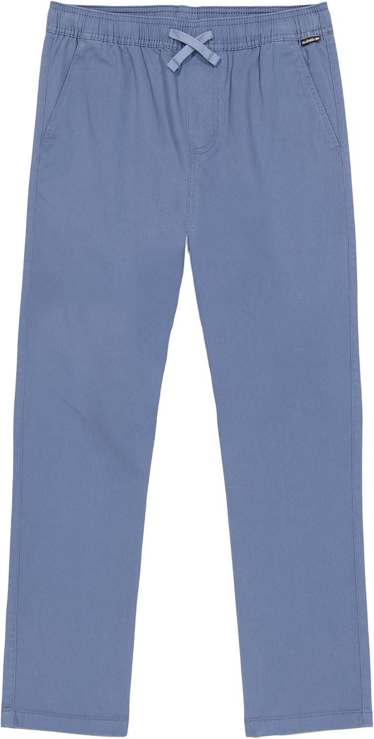 Quiksilver Boys' Pull-on Comfort Stretch Beach Pants, Drawstring Waistband, Casual & Comfortable Fit