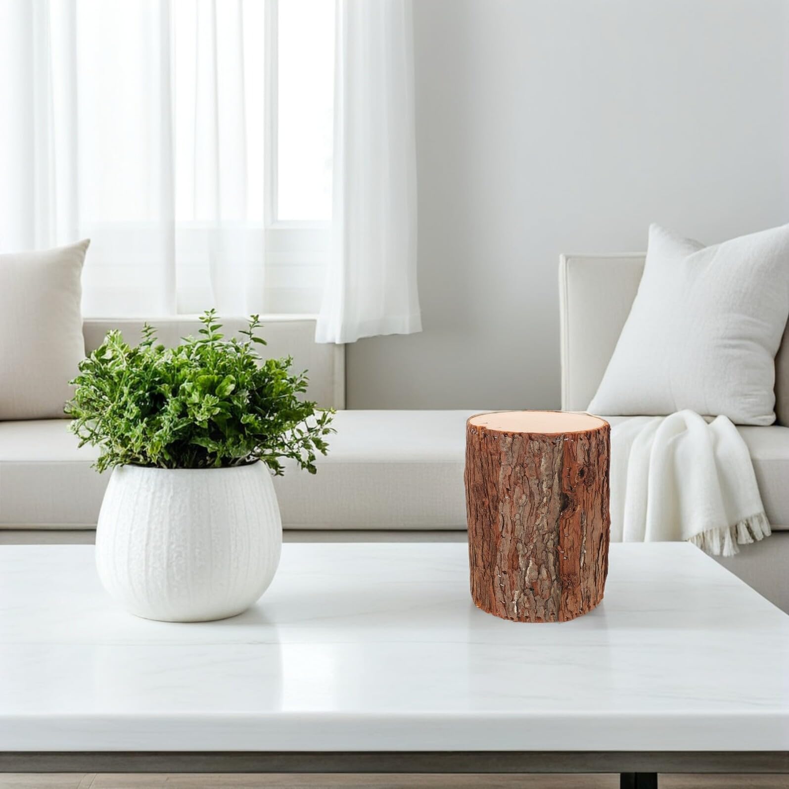 Imitowane Drewniane Ozdoby Na Świąteczne Ozdoby z Drewna Light Brown