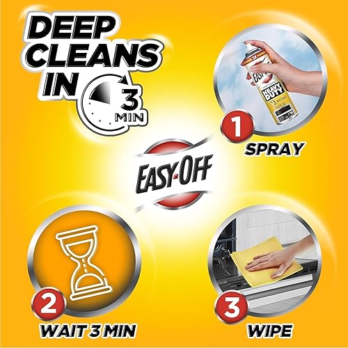 Miniatura 4 de Easy-Off limpiador profesional para hornos y parrillas 144 onzas 6 latas x 24 onzas
