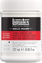 LIQUITEX 8908 Professional Flexible Modeling Paste Medium, White, 237 ml