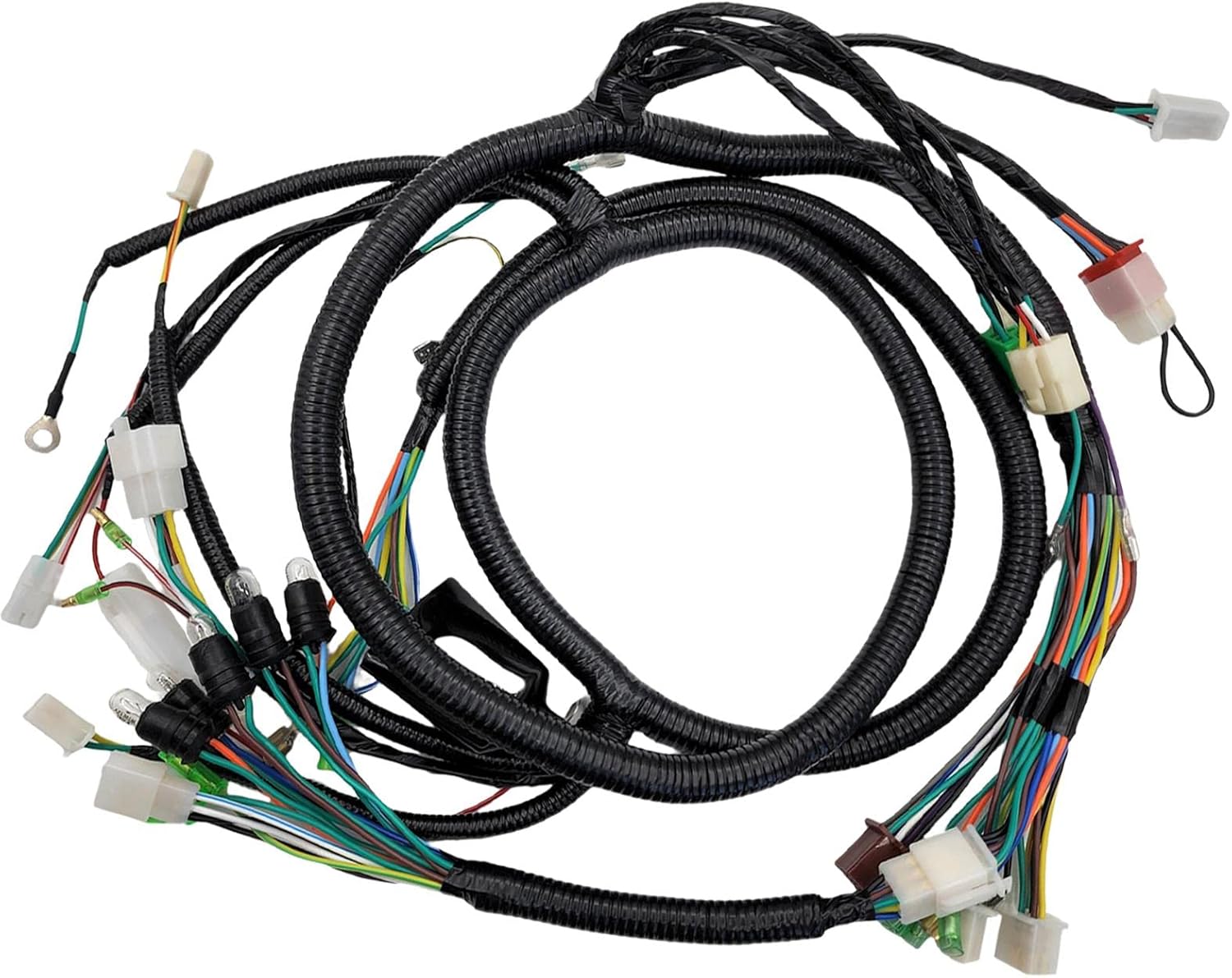 Replacement Harness Kits Wires for 50cc Scooters with 50cc Gy6 Engines, Irregular, Black