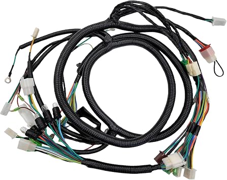 Replacement Wiring Harness Kit for 50cc Scooters with GY6 Engines, Direct Fit Wire Harness