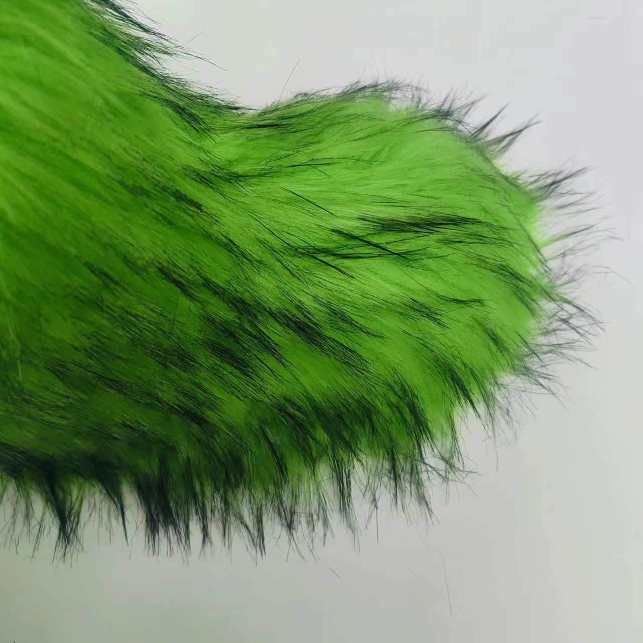 WOVOIE Fur Boots for Women Winter Fluffy Furry Boots Mid-Calf Snow Boots with Anti-Slip Warm Lining for Y2K Streetwear