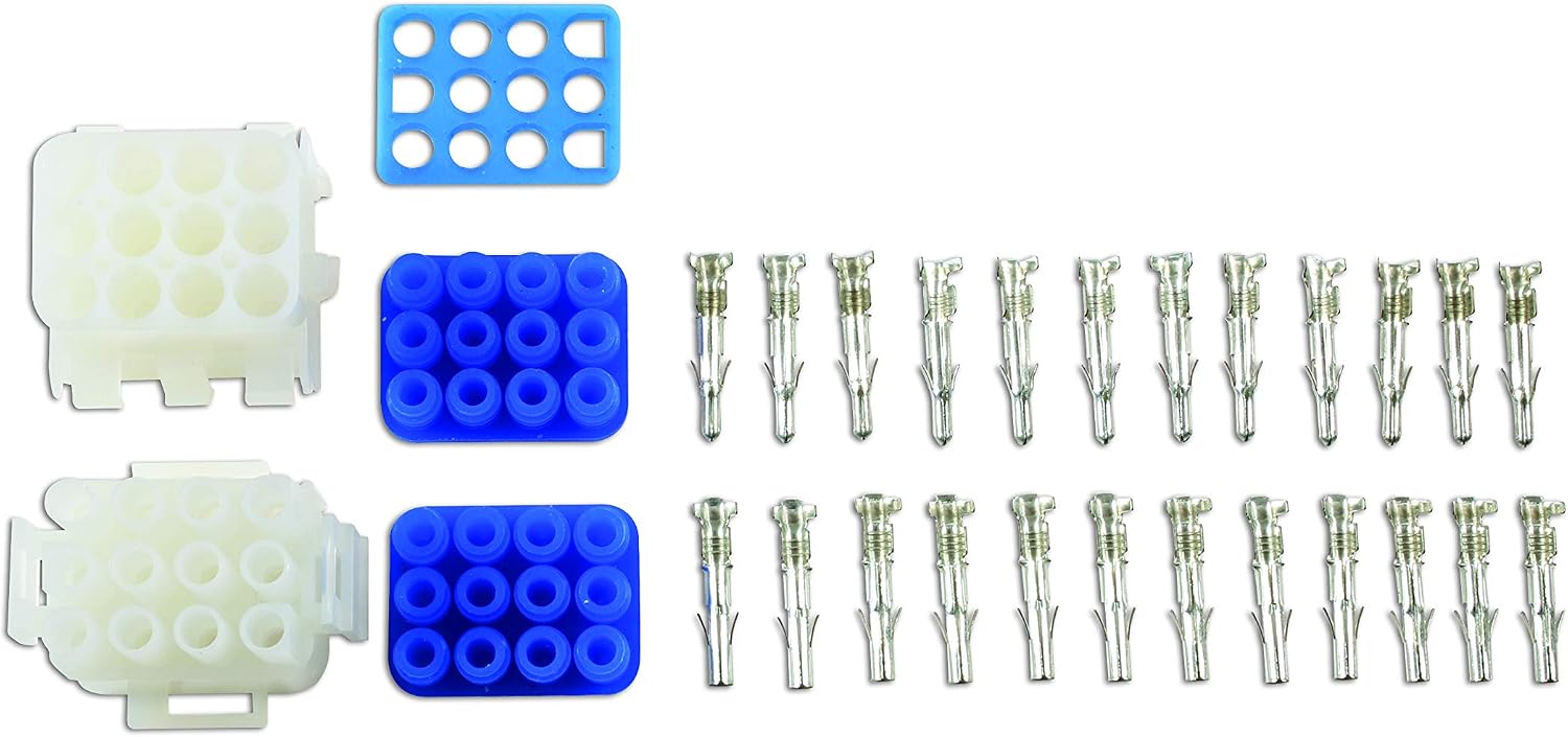 CONNECT 37516 Mate-N-Lok 12 Pin Connector Kit-29 Pieces