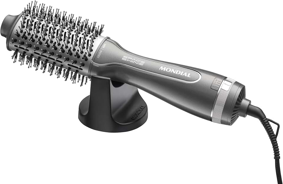 MONDIAL Escova Secadora Space Shine, Grafite, 1300W, Bivolt - ES-20