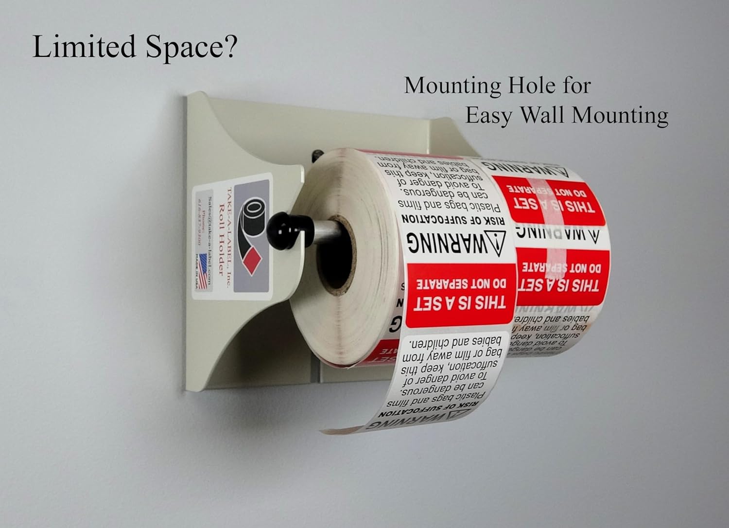 TAKE-A-LABEL, Label Roll Holder