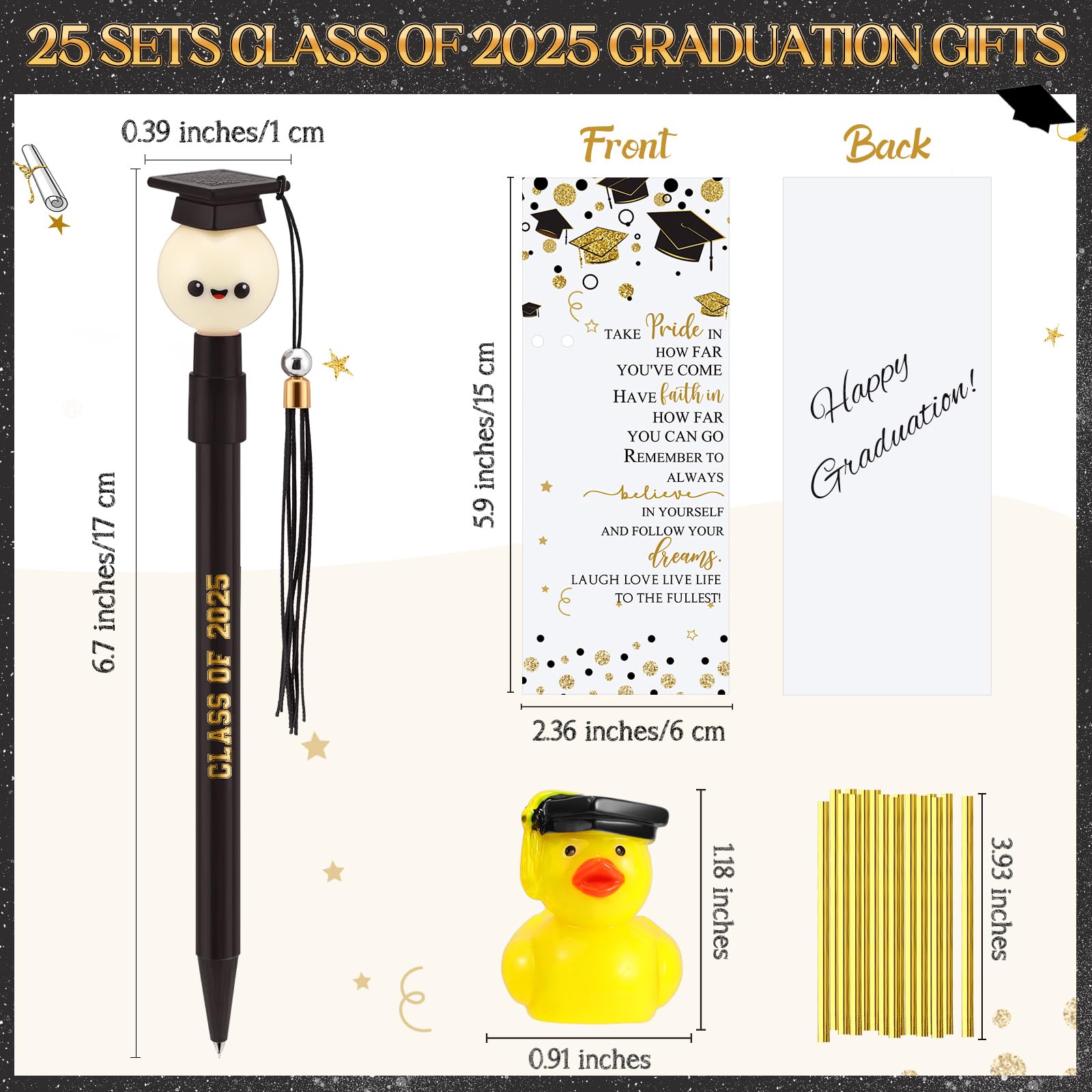 Snapklik.com : Sayglossy 75 Pcs Graduation Gifts Class Of 2025 Bulk ...