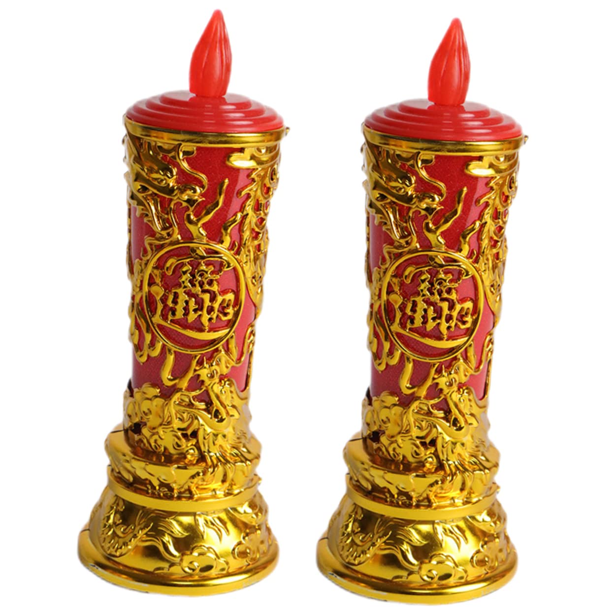 Luz de Vela LED Lurrose Velas sin Llama Reutilizables para Decoración 8