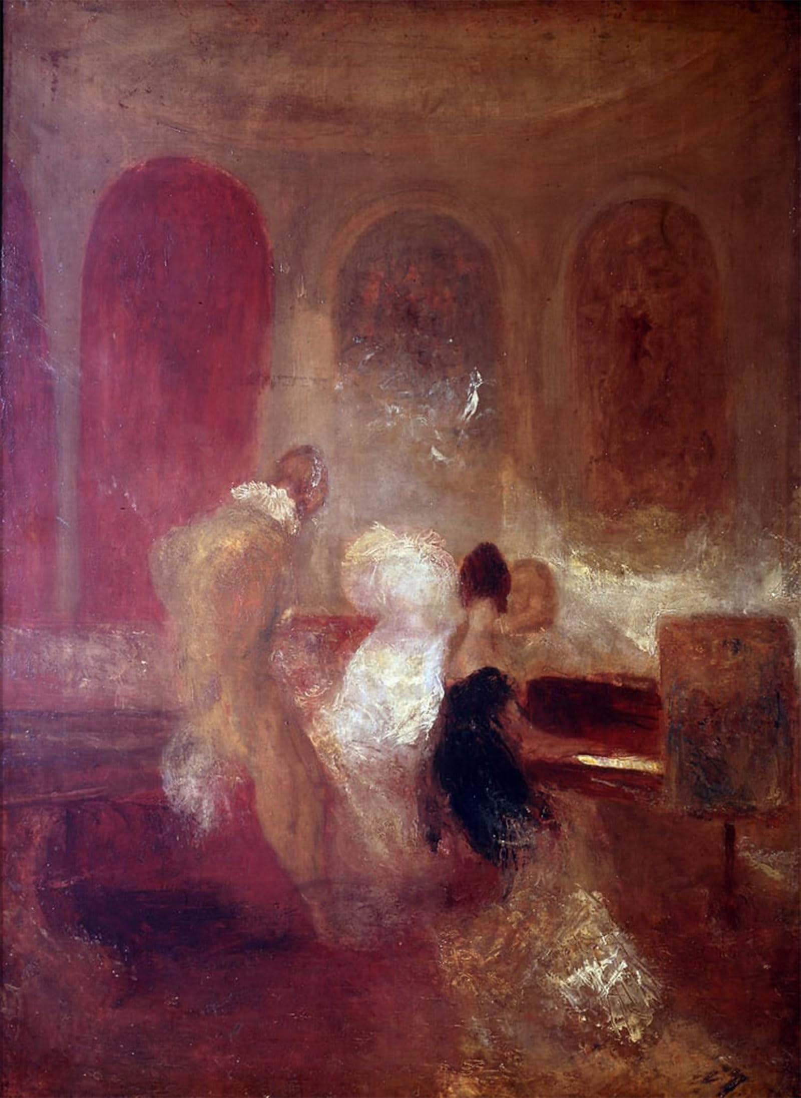 SERENDIPITP Retro Picture Poster Wall Art Pictures Painting Music Party East Cowes Castle by Mallord William Turner Wall Art Canvas Print for Wall Decor 60x90cm