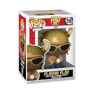 Funko Pop! Rocks: Flavor Flav – Figurine en Vinyle à Collectionner – Idée de Cadeau – Produits Officiels – Jouets pour Les Enfants et Adultes – Music Fans - Les Beatles, Paul McCartney, John Lennon, RIngo Starr, George Harrison