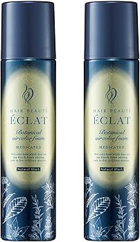 エクラボタニカル　ナチュラルブラック3本セット　150 ヘアボーテエクラエアカラーフォーム ナチュラルブラック 150g 3個