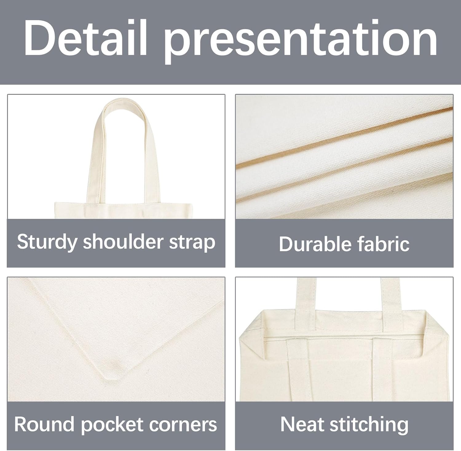 OKBA 10PCS10.2 * 12.6 inch Sublimation mini tote bag kids tote bag reusable tote bags Blank Canvas Tote Bags small tote bags for kids DIY - Image 5