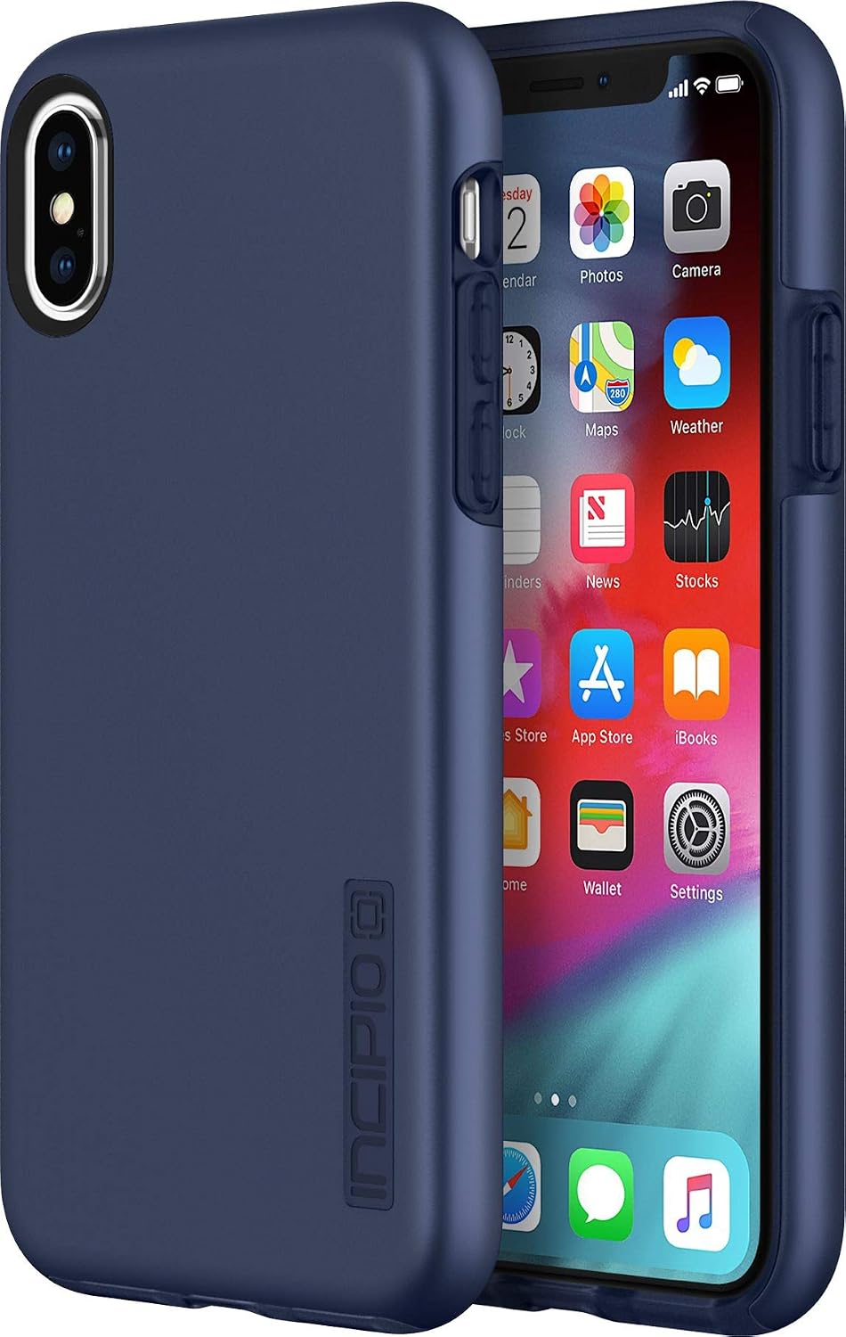 Incipio Apple iPhone Xs/X DualPro Case-Midnight Blue
