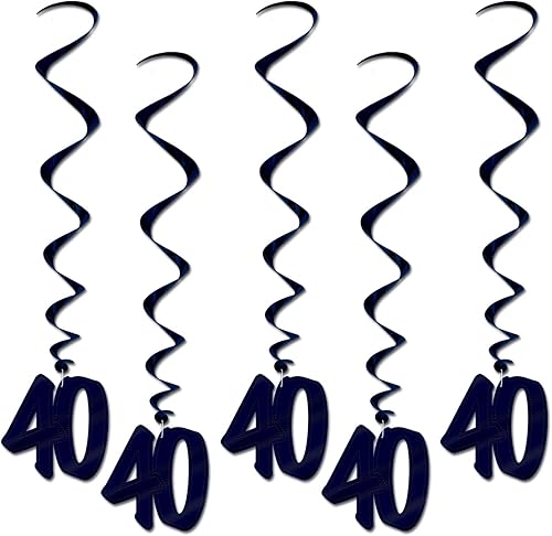 Miniatura 2 de 40 remolinos negros, 5 unidades