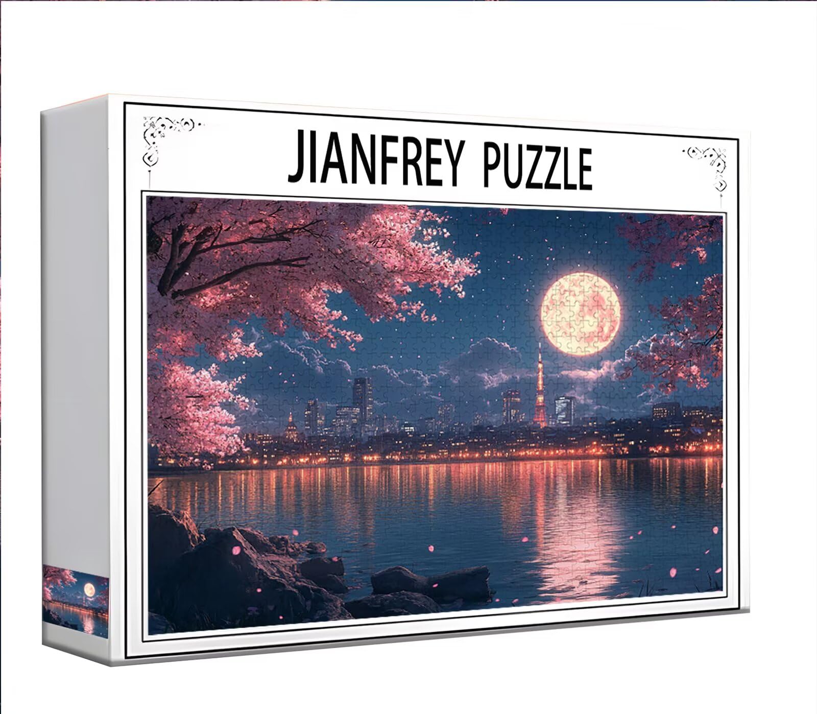 Puzzle 4000 Piezas Adultos Puzzle Luna Paisaje Rompecabezas Adultos XXL 140 x 87cm, Impossible Rompecabezas, Jigsaw Arte Juego Educa Familiar Aliviar El Estrés, Regalos para Hombres y Mujeres Q-8