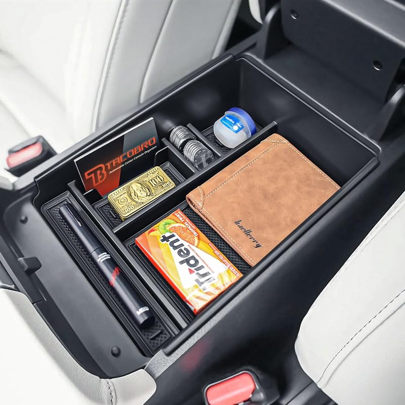 Bandeja organizadora para console central TACOBRO compatível com Nissan Murano SV, SL e Platinum 2025 e 2026