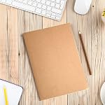 M-Aimee 24 Pack Journal Notebook Kraft Brown Cover Lined Notebooks for Travelers - A5 Size - 210 mm x 140 mm - 80 Lined Pages/ 40 Sheets