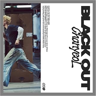 EXO Chanyeol Black Out 1st Mini Album Standard Night Version 1p Mini Poster on pack+88p PhotoBook+1p Slide Film+1p PostCard+1p PhotoCard+Tracking Sealed CHAN YEOL