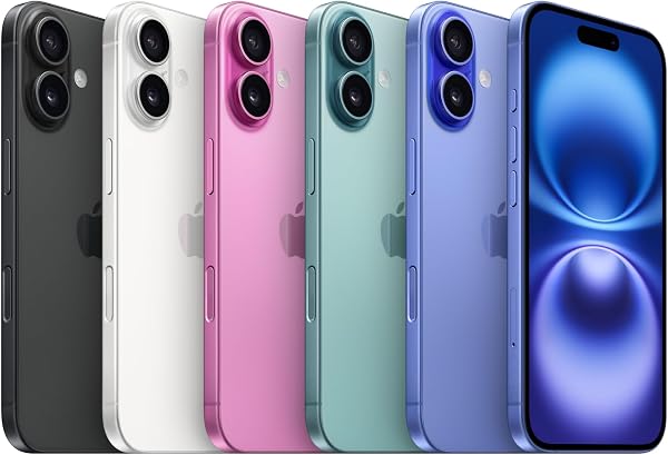 Apple iPhone 16 de 128 GB: Smartphone 5G con Control de Cámara, Chip A18 y un subidón en autonomía. Compatible con los AirPods; Blanco - 4