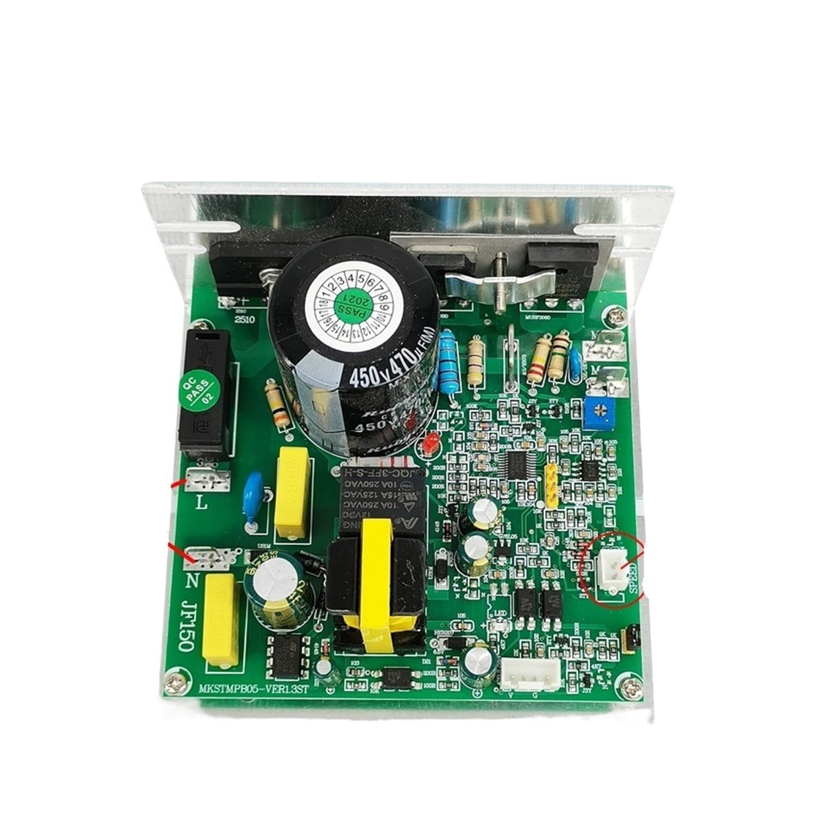 Treadmill Motor Controller Circuit Board，Compatible For MKS ，TMPB05 P 20101006 Compatible With JF150 Treadmill Control Board Drive(220-240V,B-2pin)