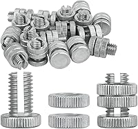 Vista 1 de Conectores de alambre de abrazadera de junta de perno dividido para valla eléctrica múltiple 20 piezas abrazadera de grifo de línea