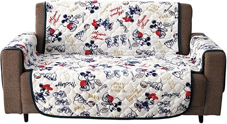 Amazon ニッセン Nissen ディズニー 起毛 フランネル ソファーカバー ミッキー ミニー 座面幅145cm 肘あり ソファカバー マルチカバー オンライン通販