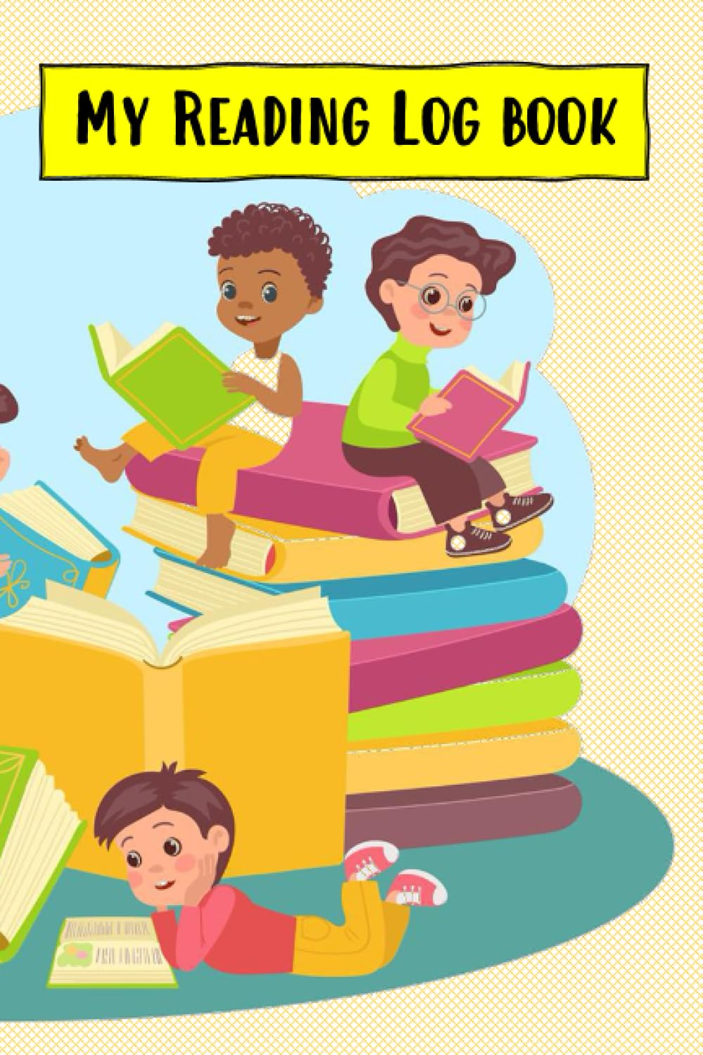 Reading Log Book for Kids 50 entries to Record Reading List Reading journal for Kids with