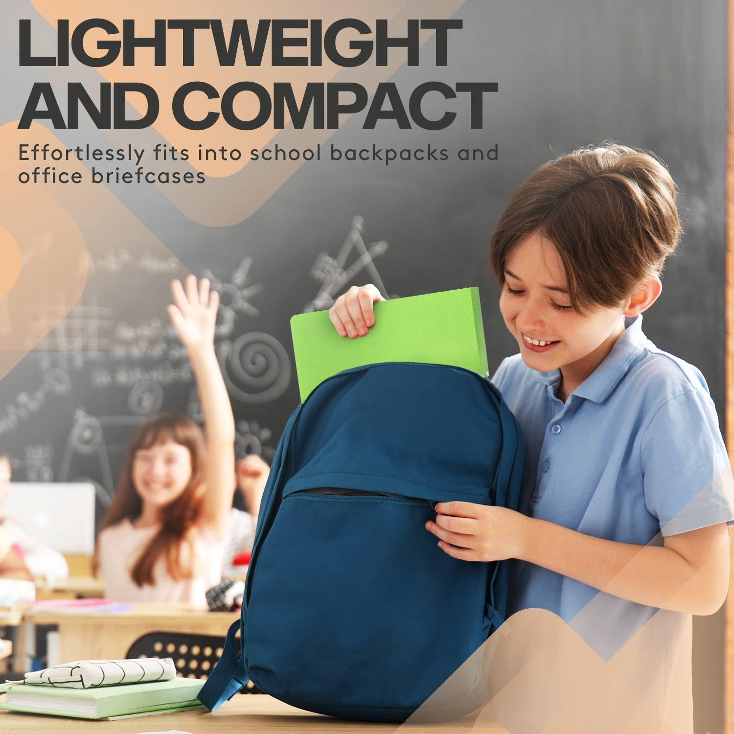 ACROPAQ, 12 x Ring Binder A4, Flexible A4 Folder Files for 100 Pages, Binders with 2 Rings, Spine Width 2.5 cm - Image 3