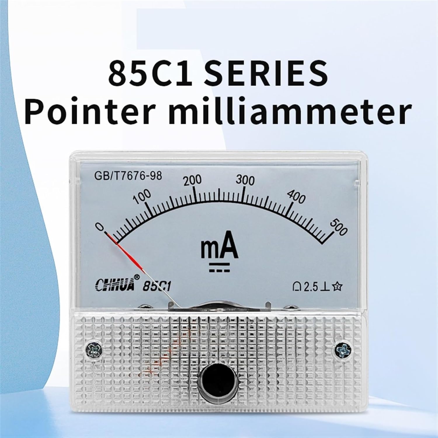 85C1 電流計 DC アンプ メーター ゲージ 30mA50mA100mA200mA アナログ パネル メーター 電気テスト ミリ